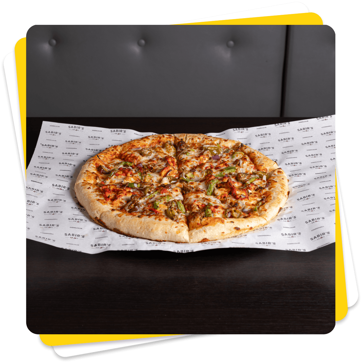 Freshly Baked Pizza Served Generously